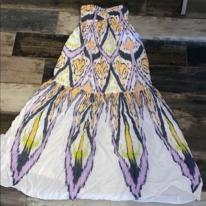 Free People tube top dress, tie back